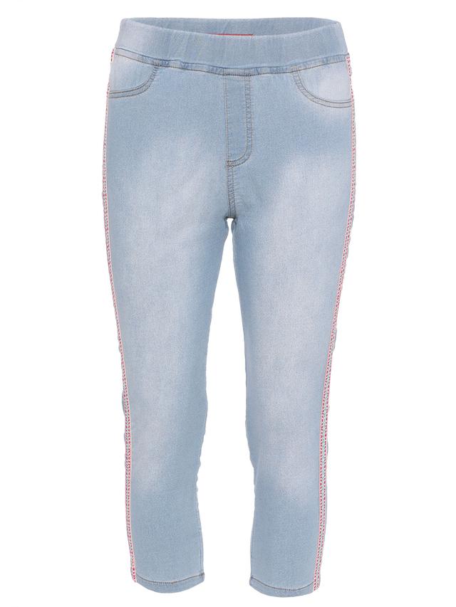 Capri Sweat Jeans mit Galon