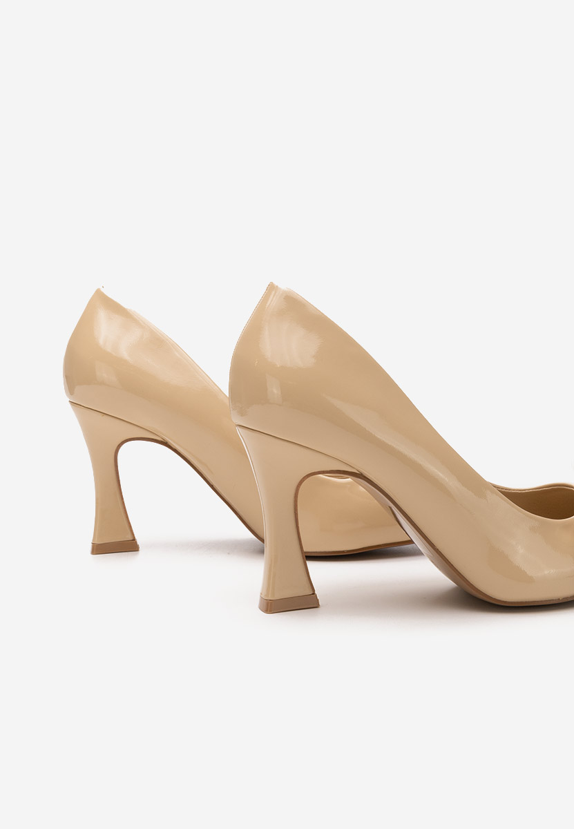Chaussures élégantes à talon beige Erinnelle