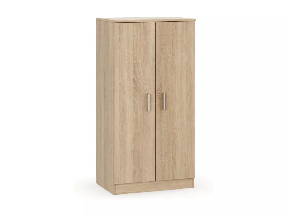 Meuble à chaussures Dpapett, Étagère à chaussures peu encombrante, Étagère à chaussures d'entrée, Armoire polyvalente avec 5 étagères, 55x36h108 cm, Chêne