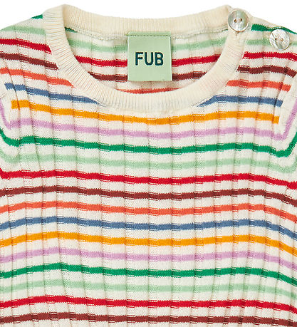 FUB Body k/ä - Rib - Multi Stripe