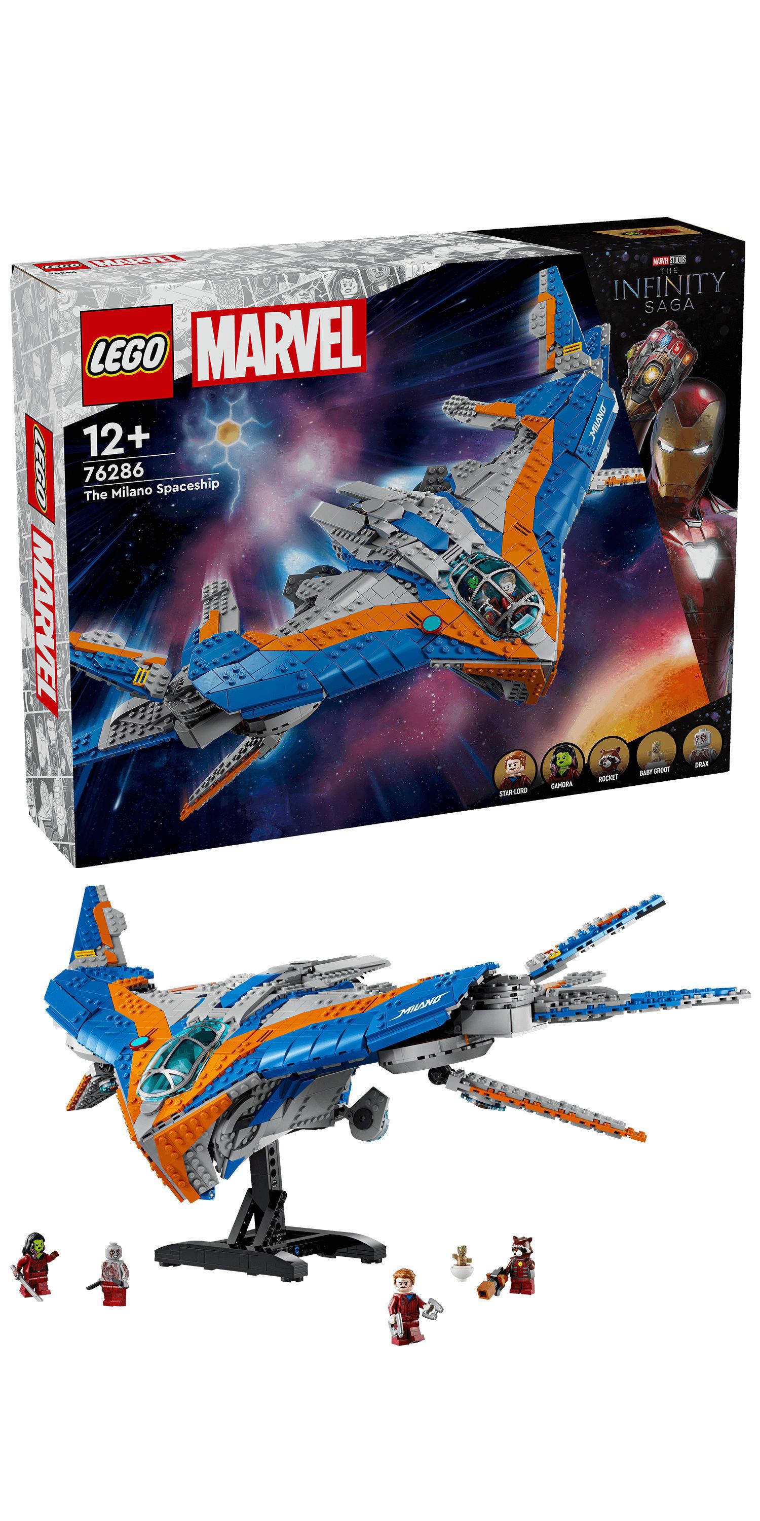 LEGO Marvel Guardians of the Galaxy: de Milano Ruimteschip Speelgoed voor Kinderen 76286 Super Heroes Marvel