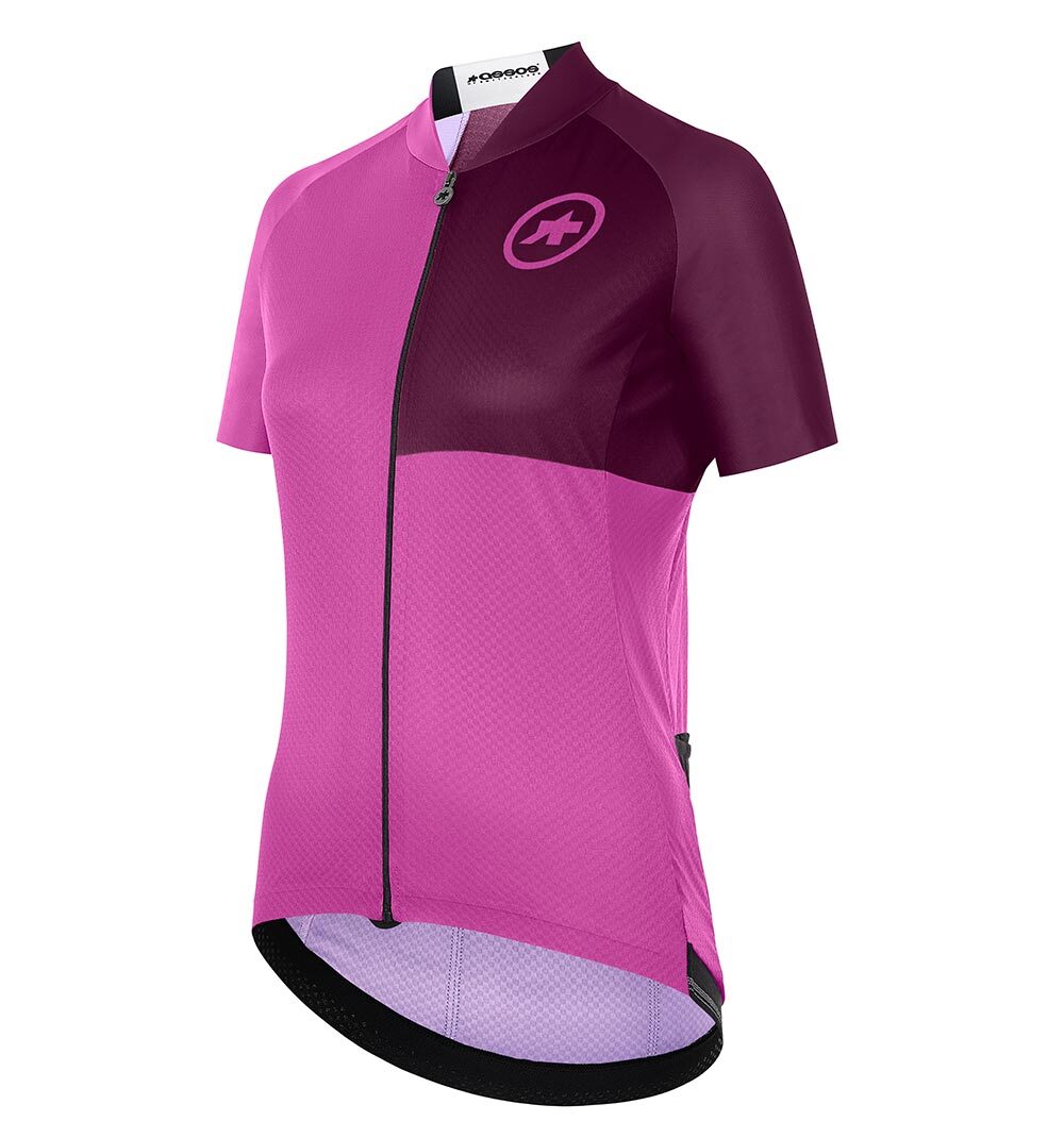Assos UMA GT C2 EVO Stahlstern Fietsshirt Korte Mouwen Paars Dames