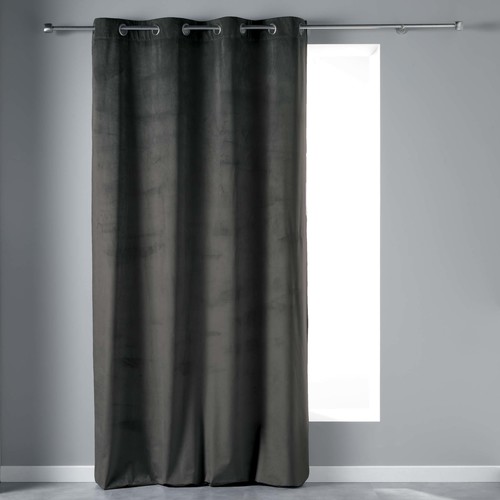 Douceur d intérieur - VELVETINE - Gris anthracite