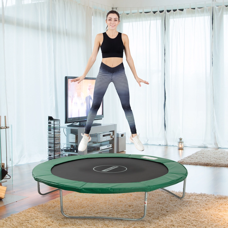 HOMCOM Randabdeckung für Trampolins grün