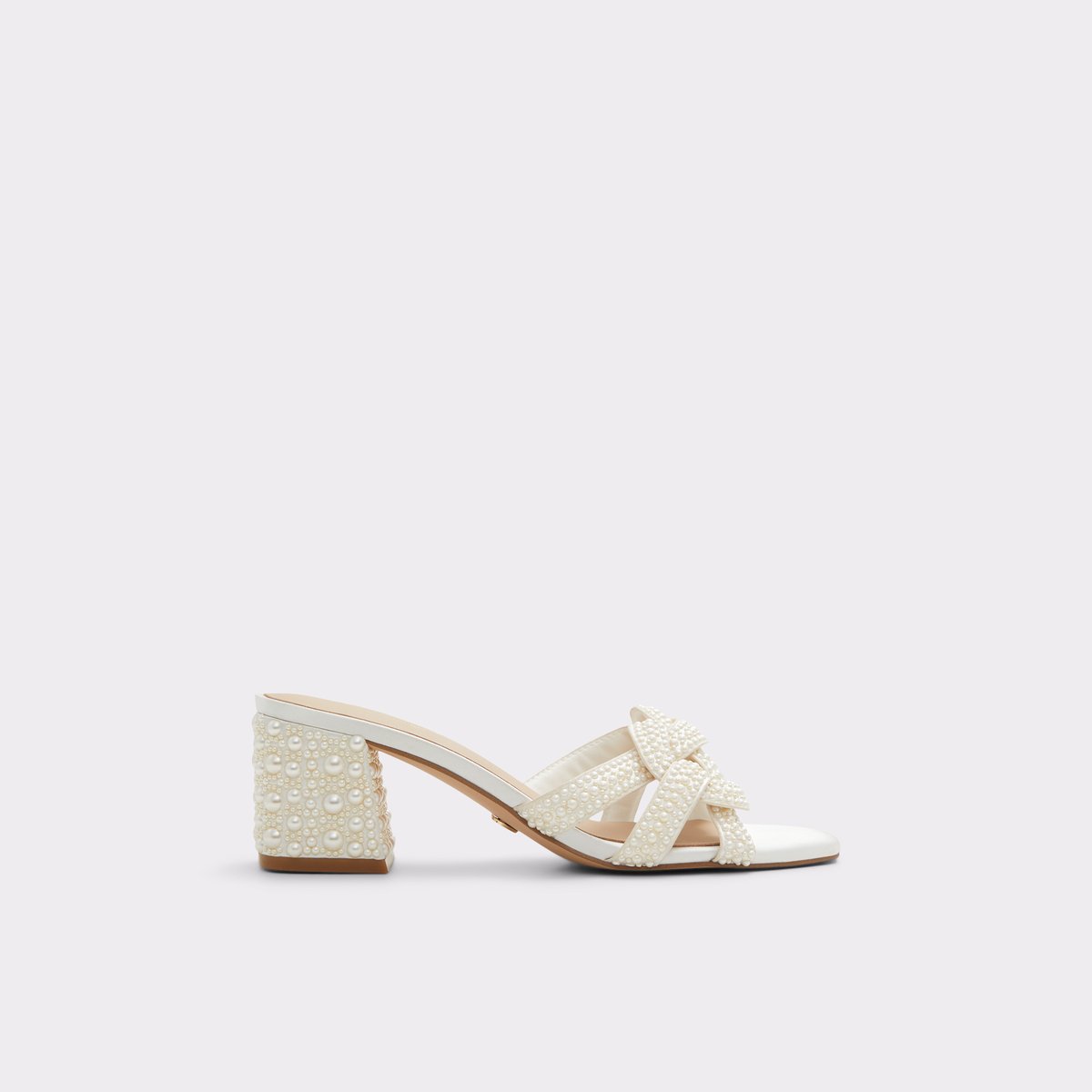 Grandly White Women Mule Shoes