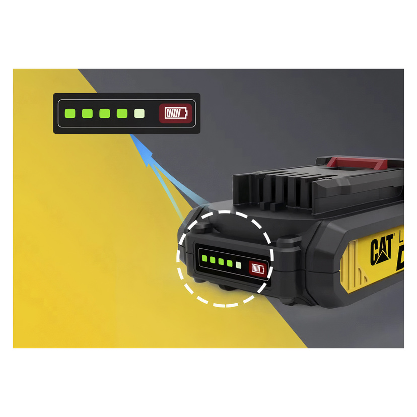 Batteri + batterilader 18 V 2,0 Ah