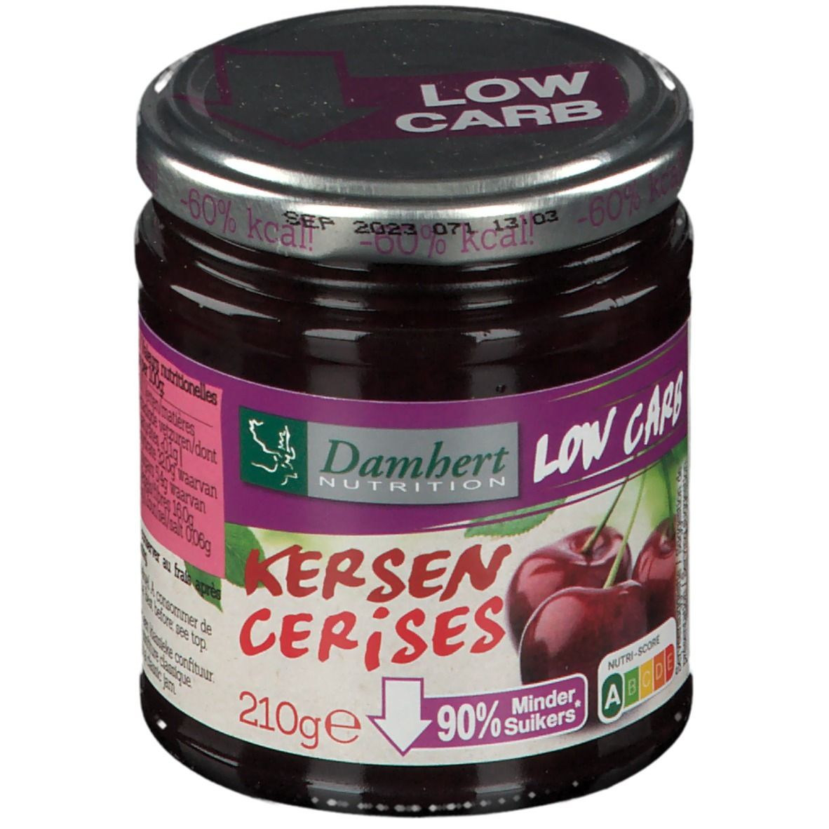 Damhert LOW CARB Kirschen Konfitüre