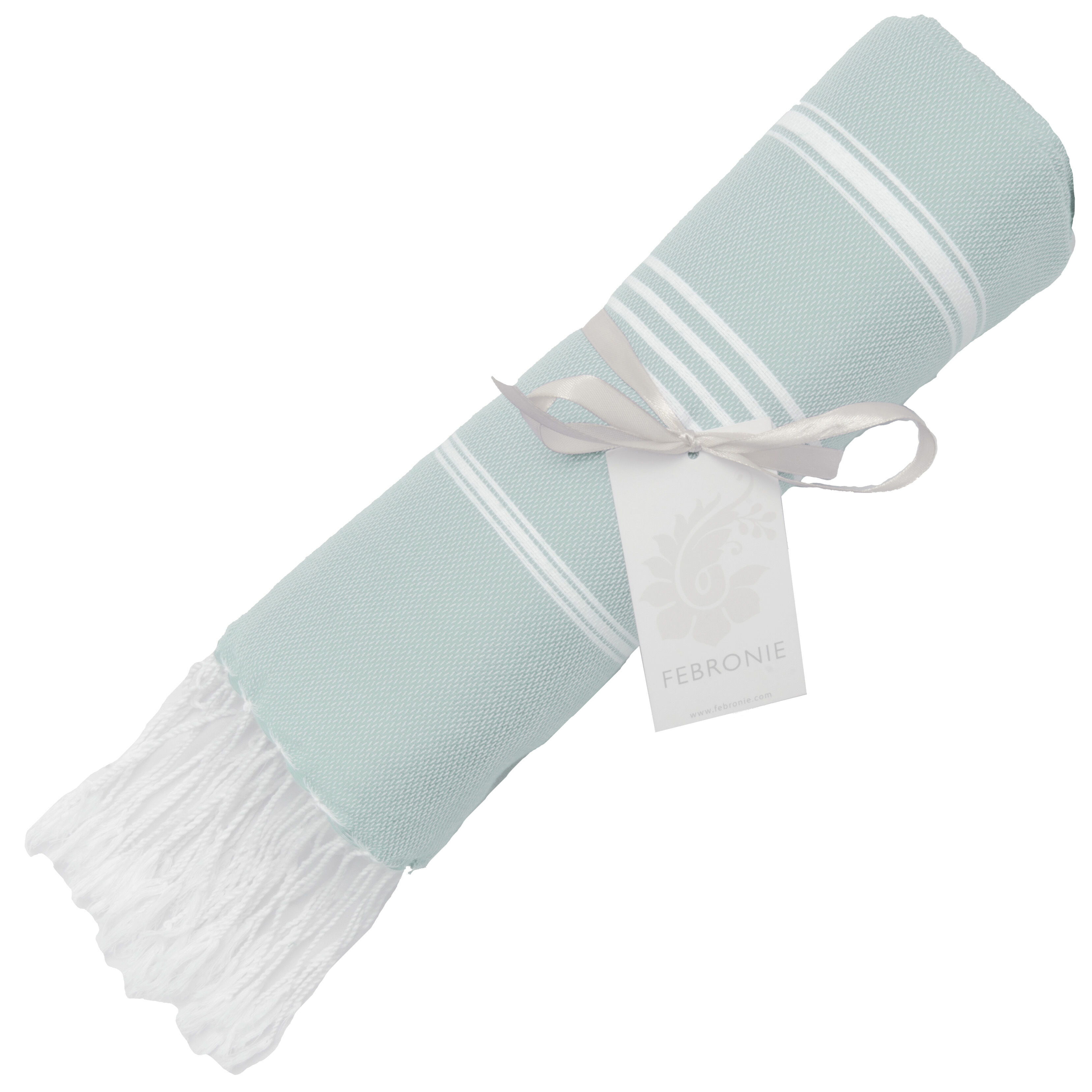 Febronie Fouta Classique Mykonos eau de nil - 100x200 cm