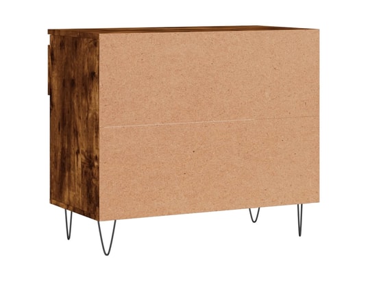 VIDAXL - Armoire à chaussures chêne fumé 70x36x60 cm bois d'ingénieri...