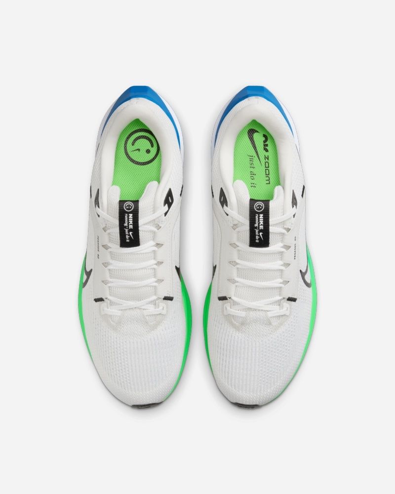 Chaussures de running Nike Pegasus 40 Blanc & Vert pour homme
