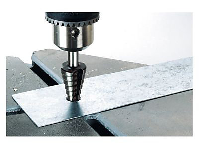 Fraise étagée HSS T8 Wolfcraft Ø 4 à 20 mm