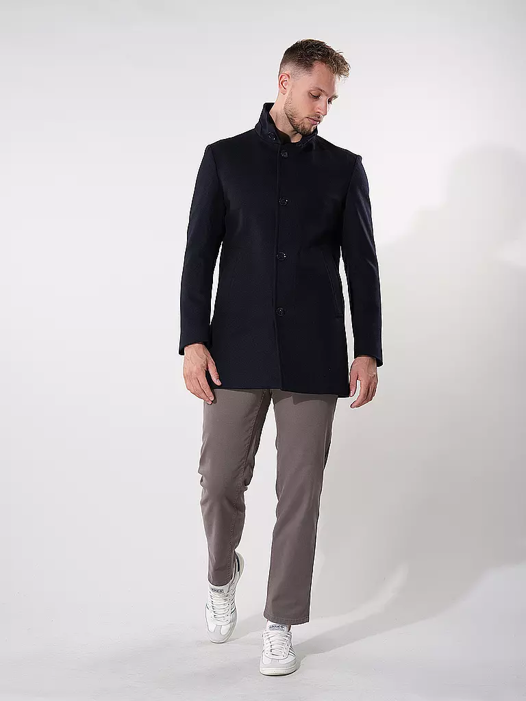 STRELLSON Mantel Regular Fit FINCHLEY 2.0 blau
