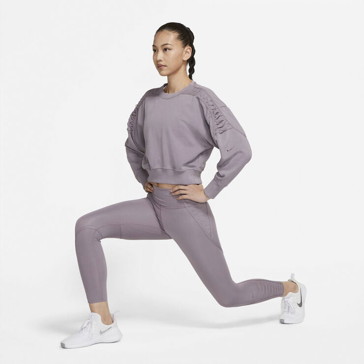 Nike Therma Cropped Top Lilla