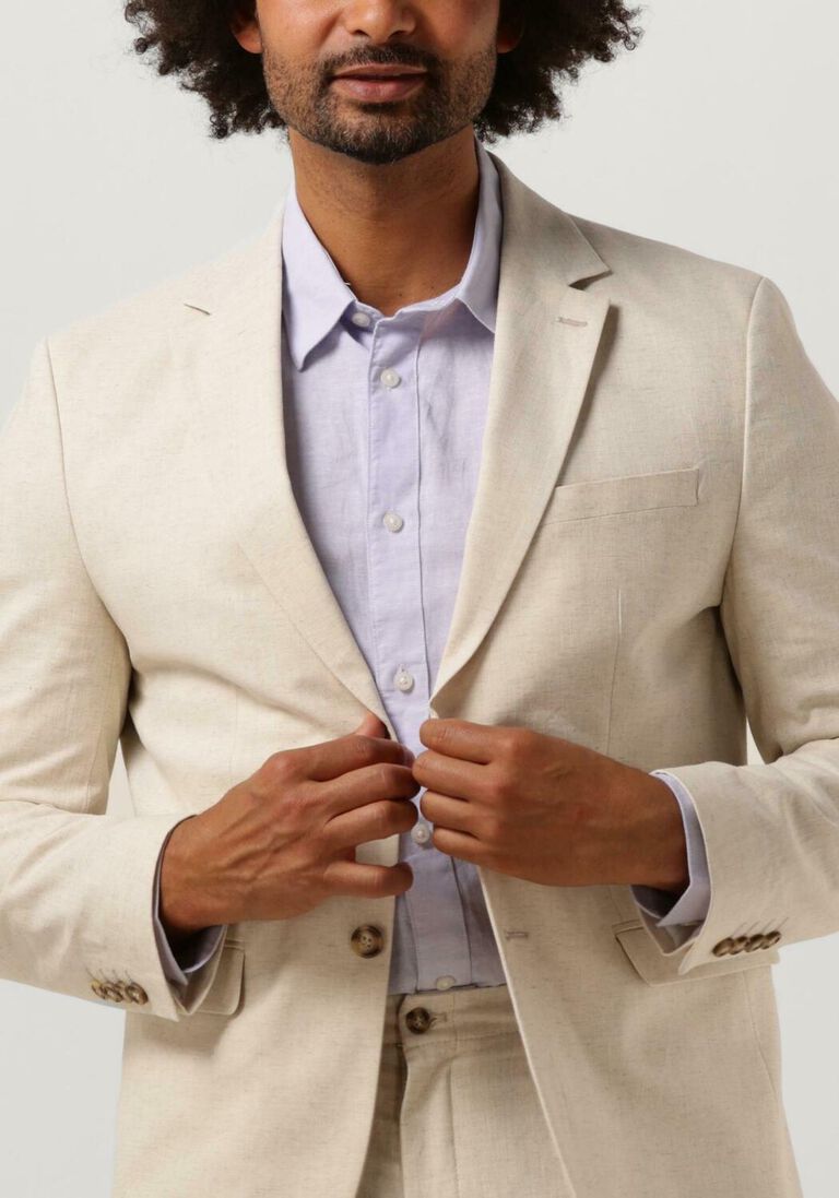 SELECTED HOMME witte selected homme colbert slhslim-martin linen blz ex blazer