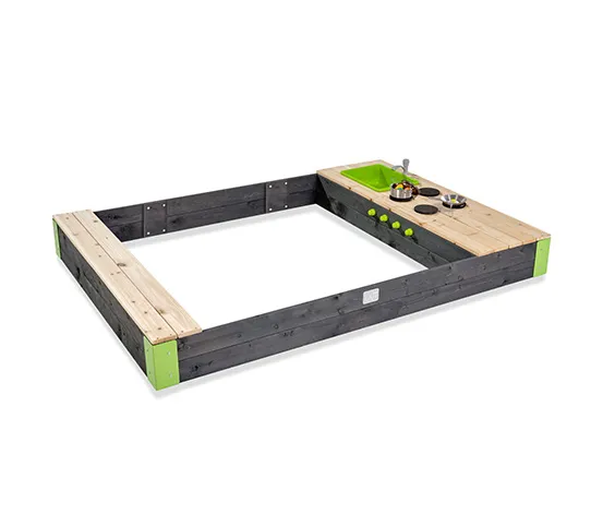 EXIT Holz-Sandkasten »Aksent«, ca. 200 x 140 cm