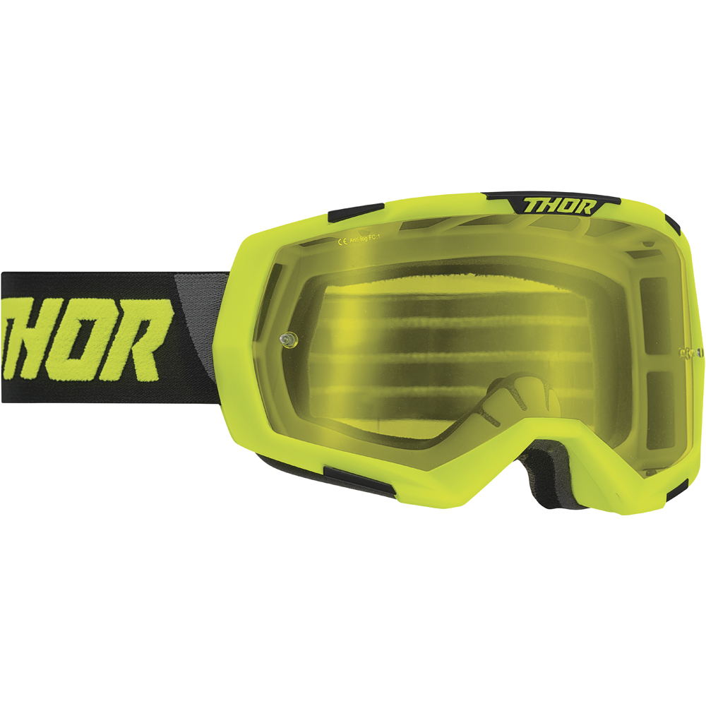 Thor Motocross - Masque Regiment Jaune fluo / Noir / Jaune