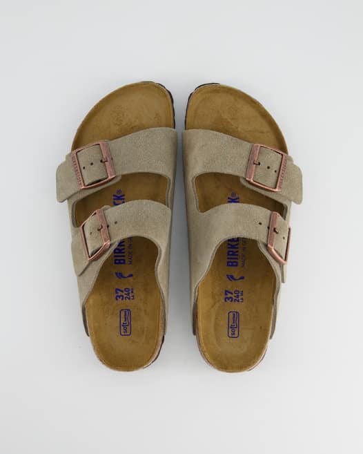Birkenstock Arizona Pantoletten in Beige