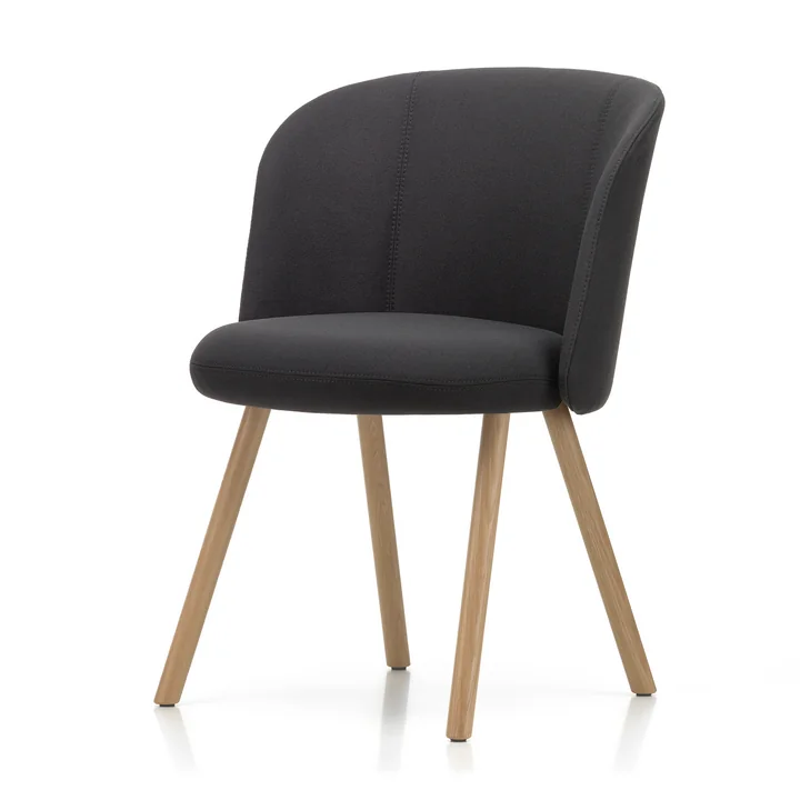 Vitra - Mikado Stuhl,  Eiche natur / dunkelgrau (Plano 69)