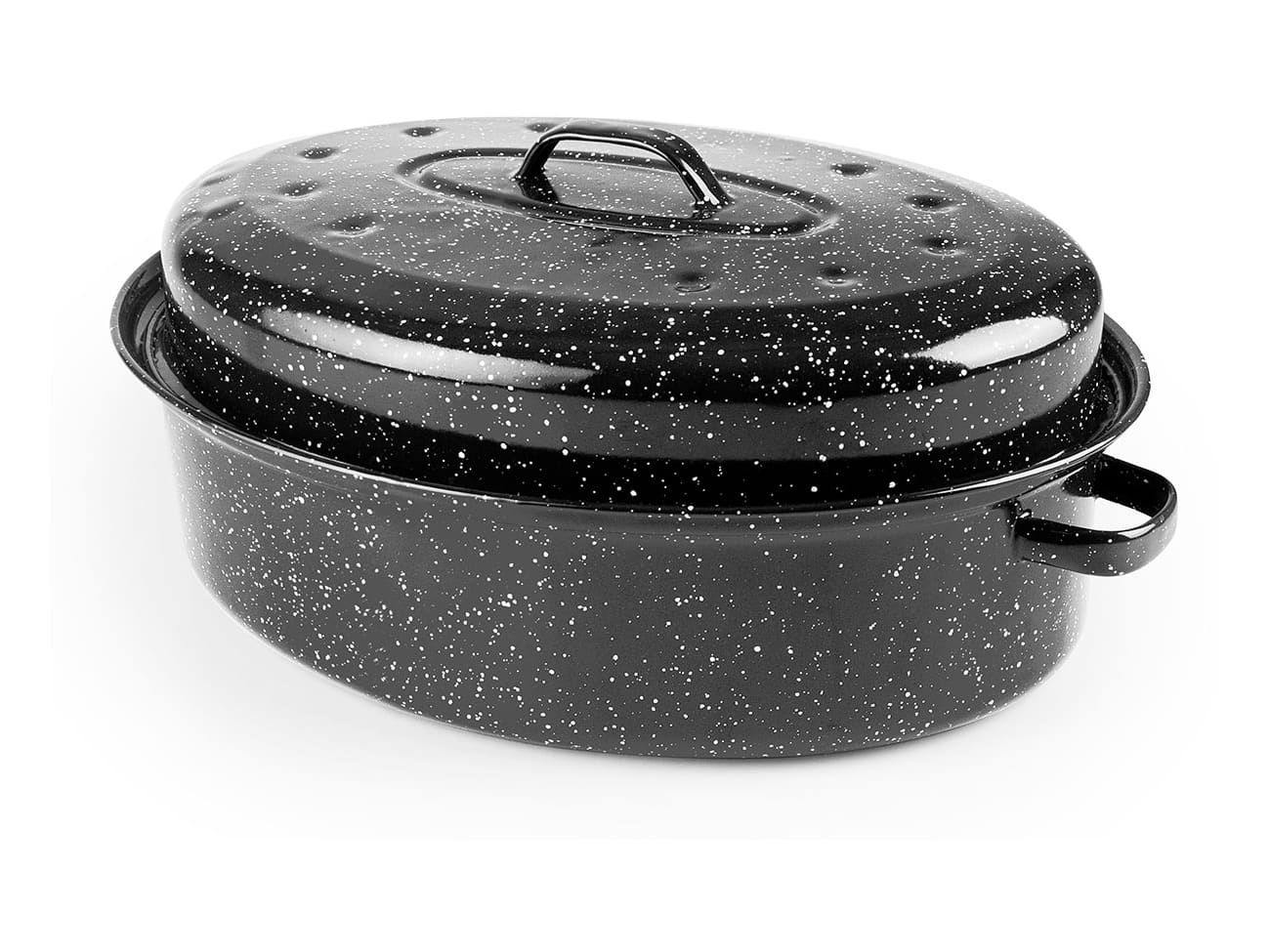 Cocotte Roaster - acier émaillé - 42 x 32 cm - Ibili