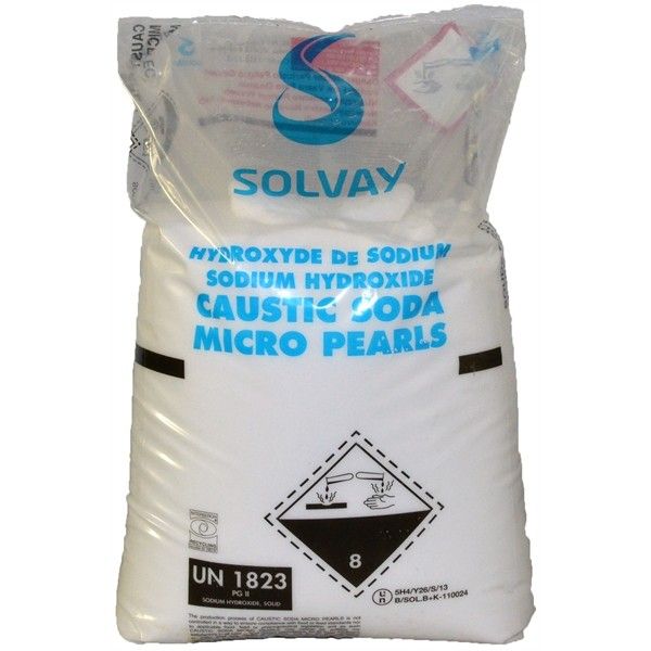 Soda Cáustica 25kgs