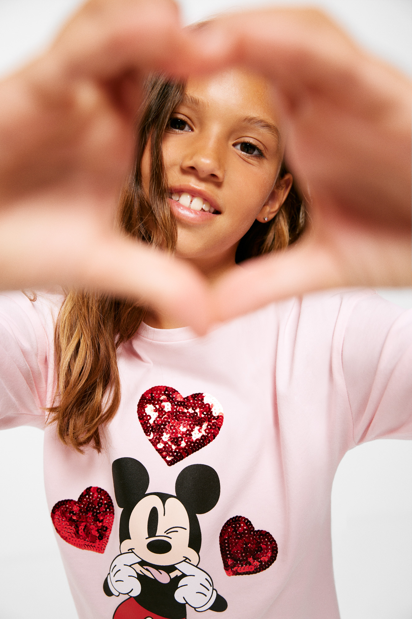 Camiseta do Mickey Mouse para meninas