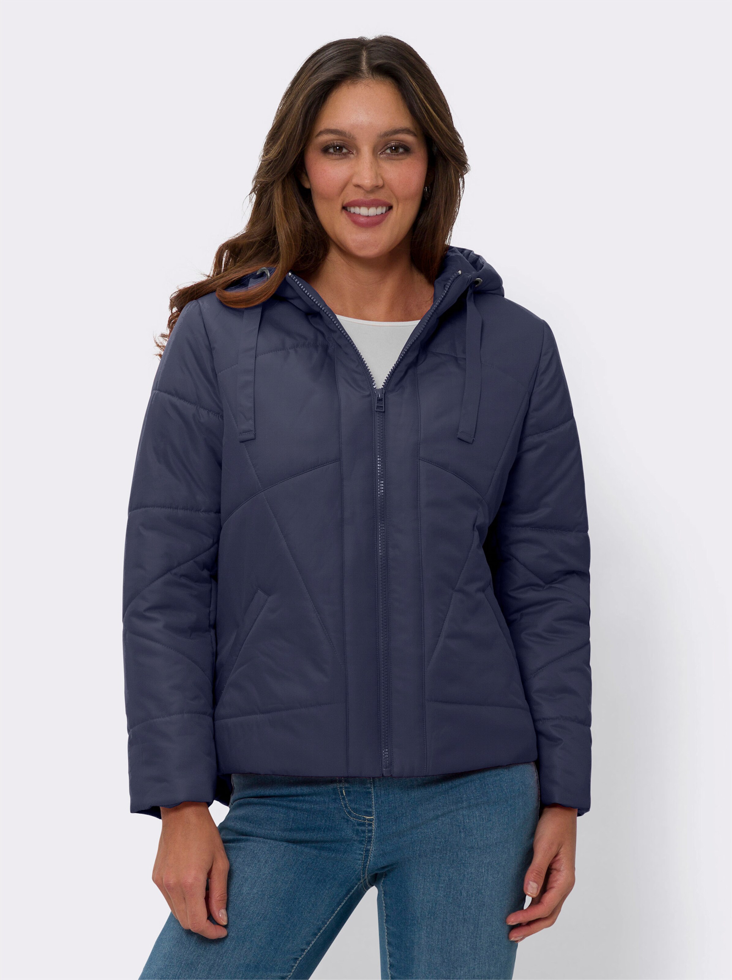 Steppjacke mit Kapuze