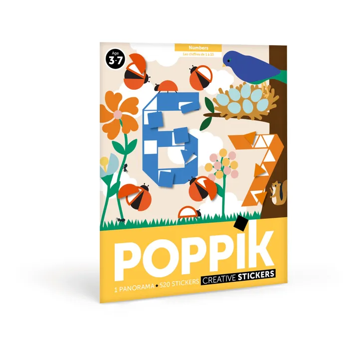 Poppik Poster sticker les nombres
