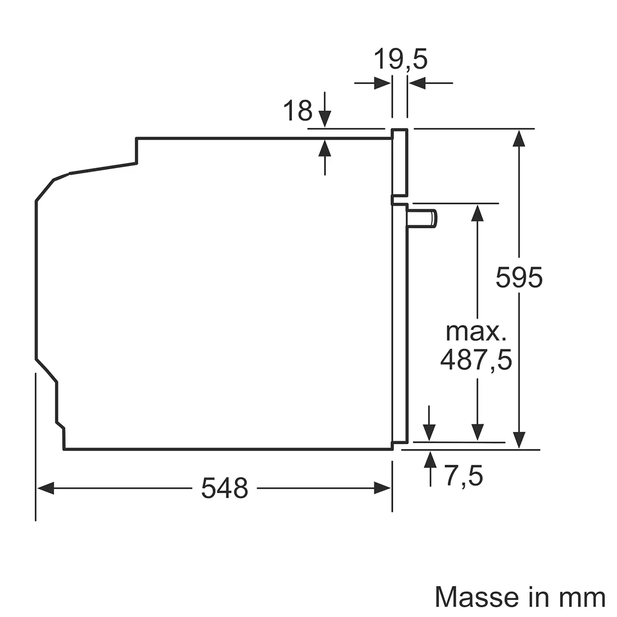 Siemens Backofen mit Pyrolyse HB772G1B1