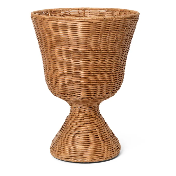 Ferm Living Porte-plante Agnes en rotin