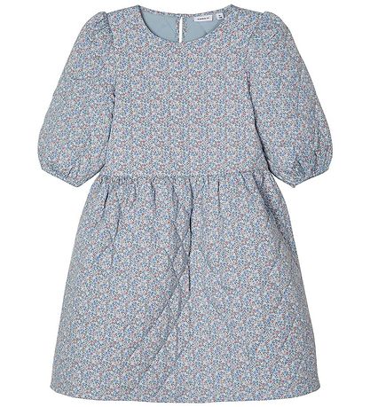 Name It Kjole - NkfSuna - Blåe Fog Blomsterprint
