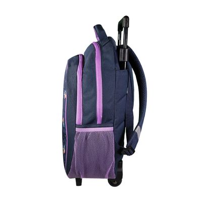 Sac à dos à roulettes Cybel - 2 compartiments - bleu - Bagtrotter