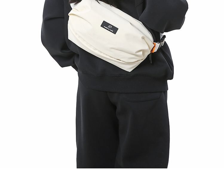 SUNMAN - Effen crossbodytas met gesp