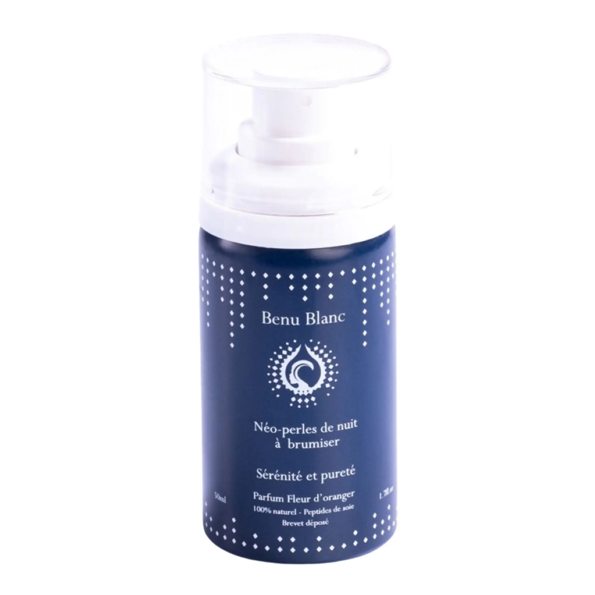 Benu Blanc - Nuit de Soie Brume d'oreiller beauté - Fleur d'oranger Sérénisante- Brume parfumée