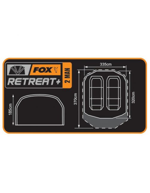 Fox Retreat + Ripstop 2 Man Including Inner Dome - Bivvy -