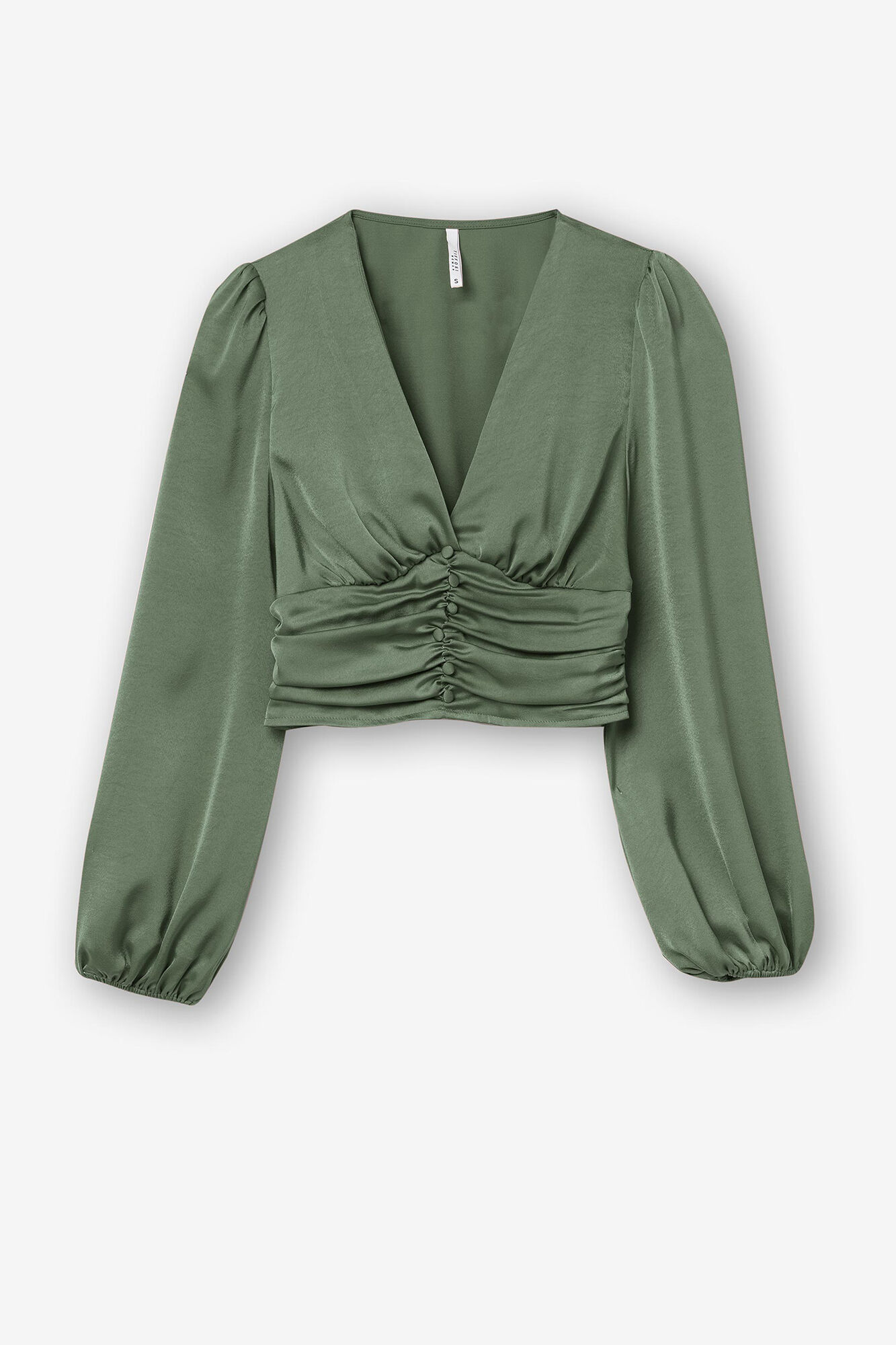 Blusa de cetim