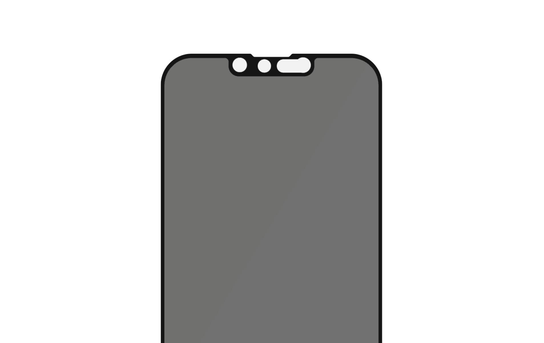 Displayschutz Case Friendly AB Privacy iPhone 13 miniDisplay-Schutzfolie für das Apple iPhone 13 mini