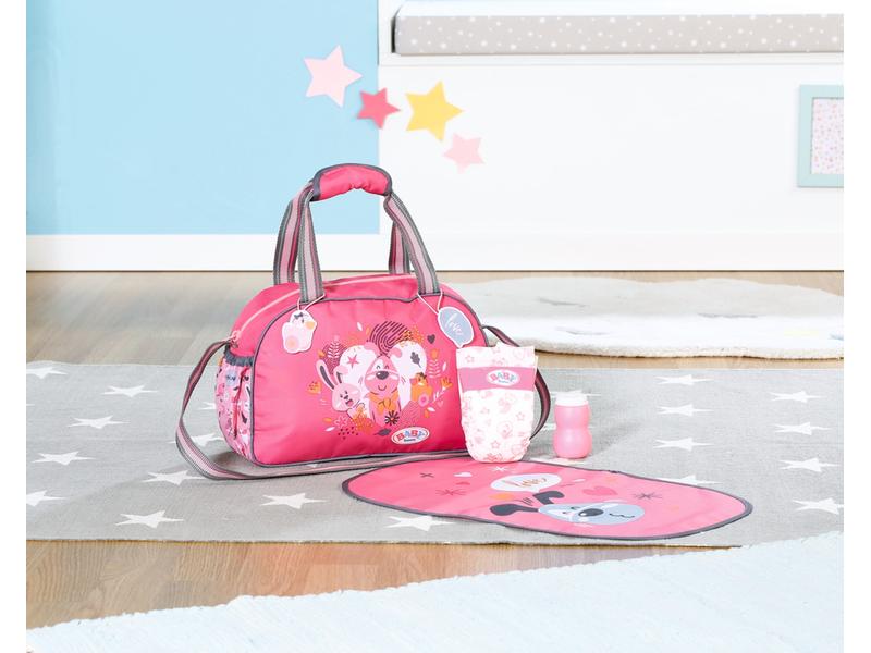 Baby Born Puppenzubehör Wickeltasche Hochwertige Accessoires für Puppen