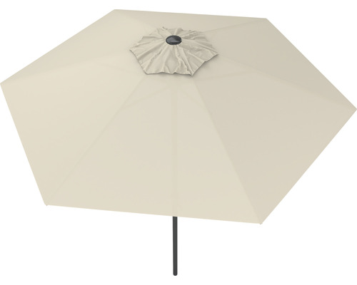 Cantilever parasol Nancy Soluna Ø 250 cm Polyester (PES) ecru