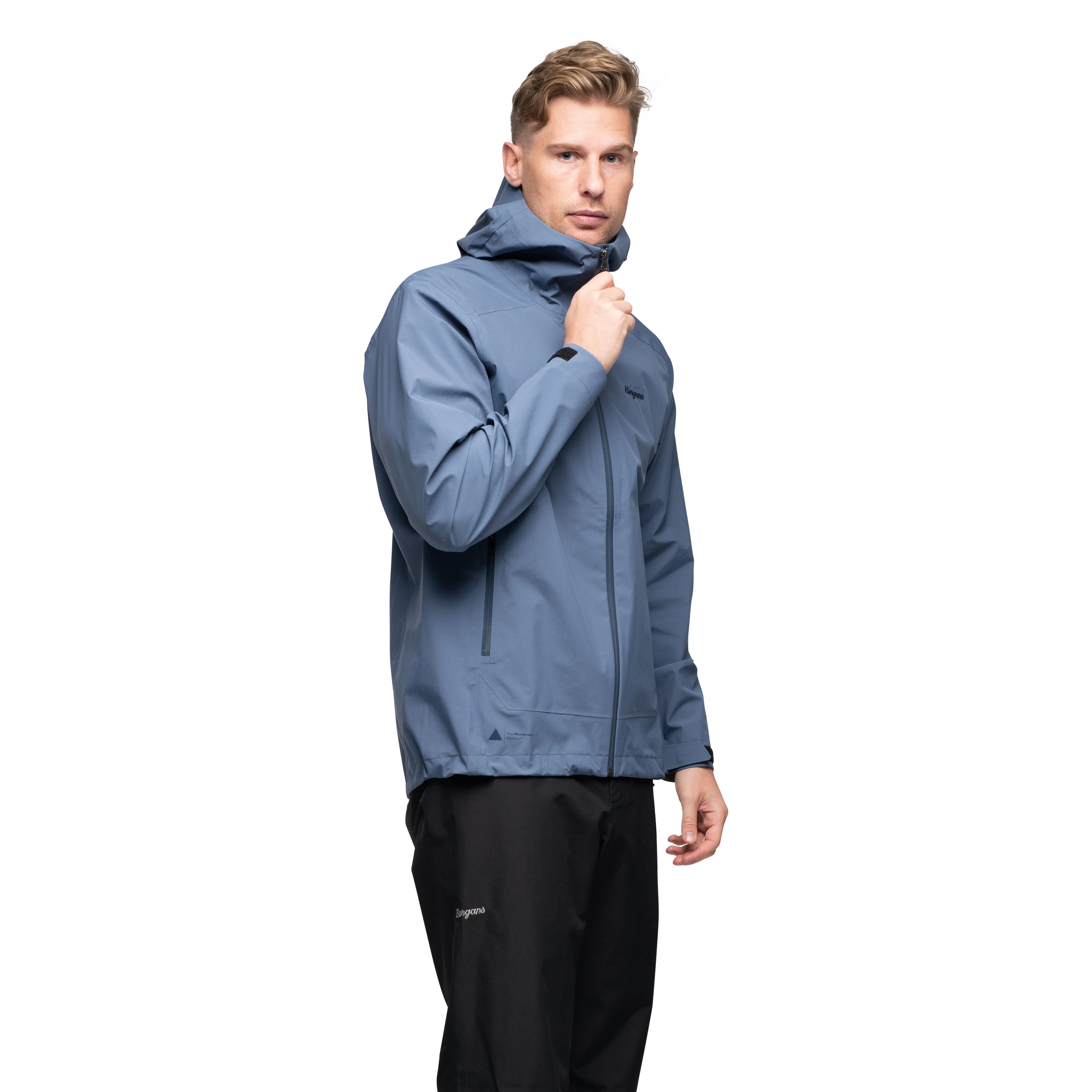 Essentials 3L Shell Jacket Men Granite Blue