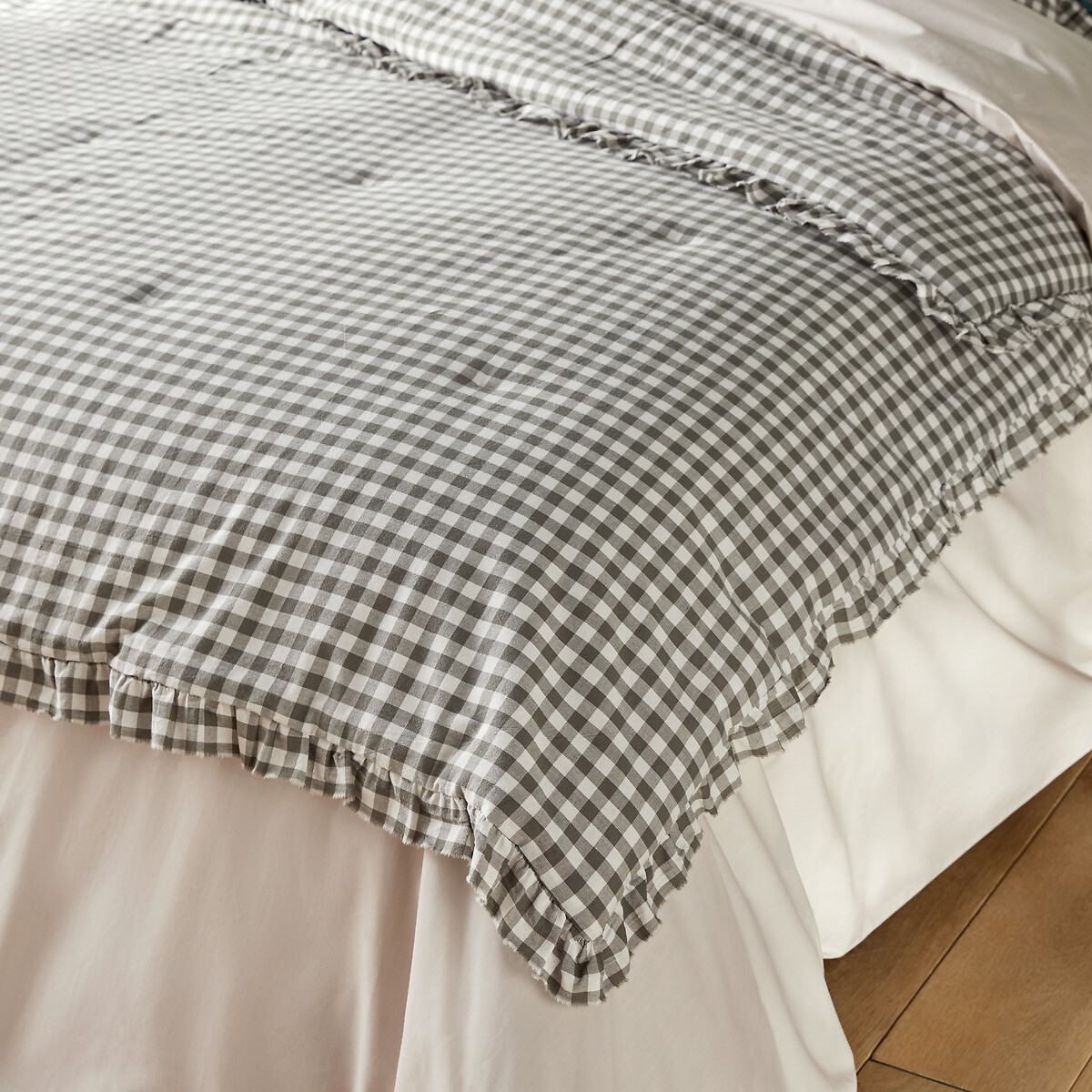 LA REDOUTE INTERIEURS<br>Edredão acolchoado em algodão Vichy lavado, Georgette