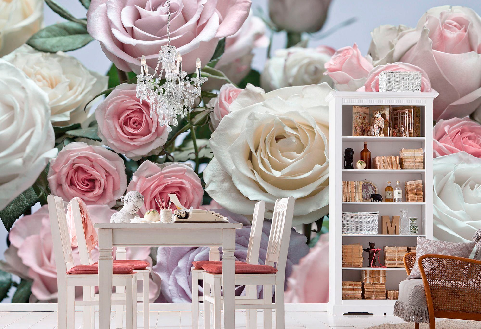 Komar Fototapete »Floraison - Grösse 368 x 254 cm« bedruckt glatt Wohnzimmer, Schlafzimmer