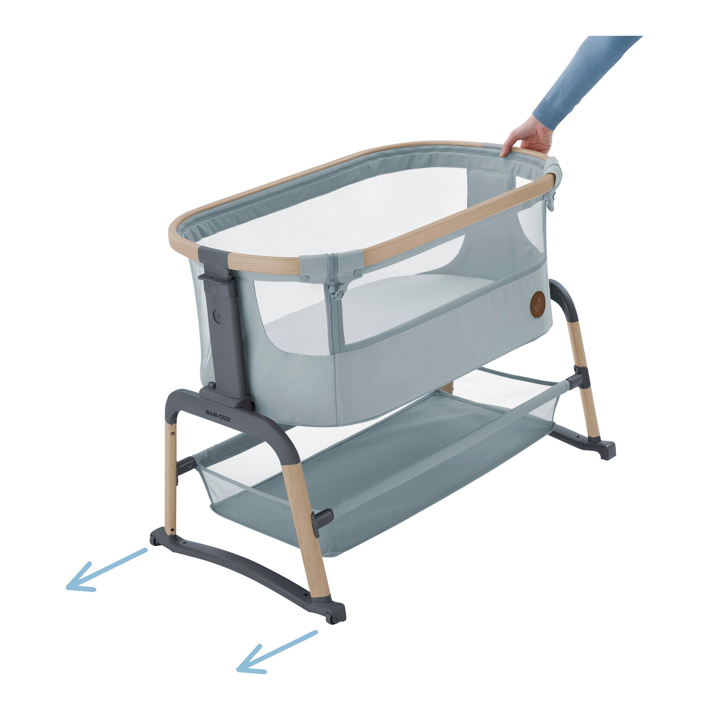 Maxi-Cosi Beistellbett Iora Air Beyond Grey