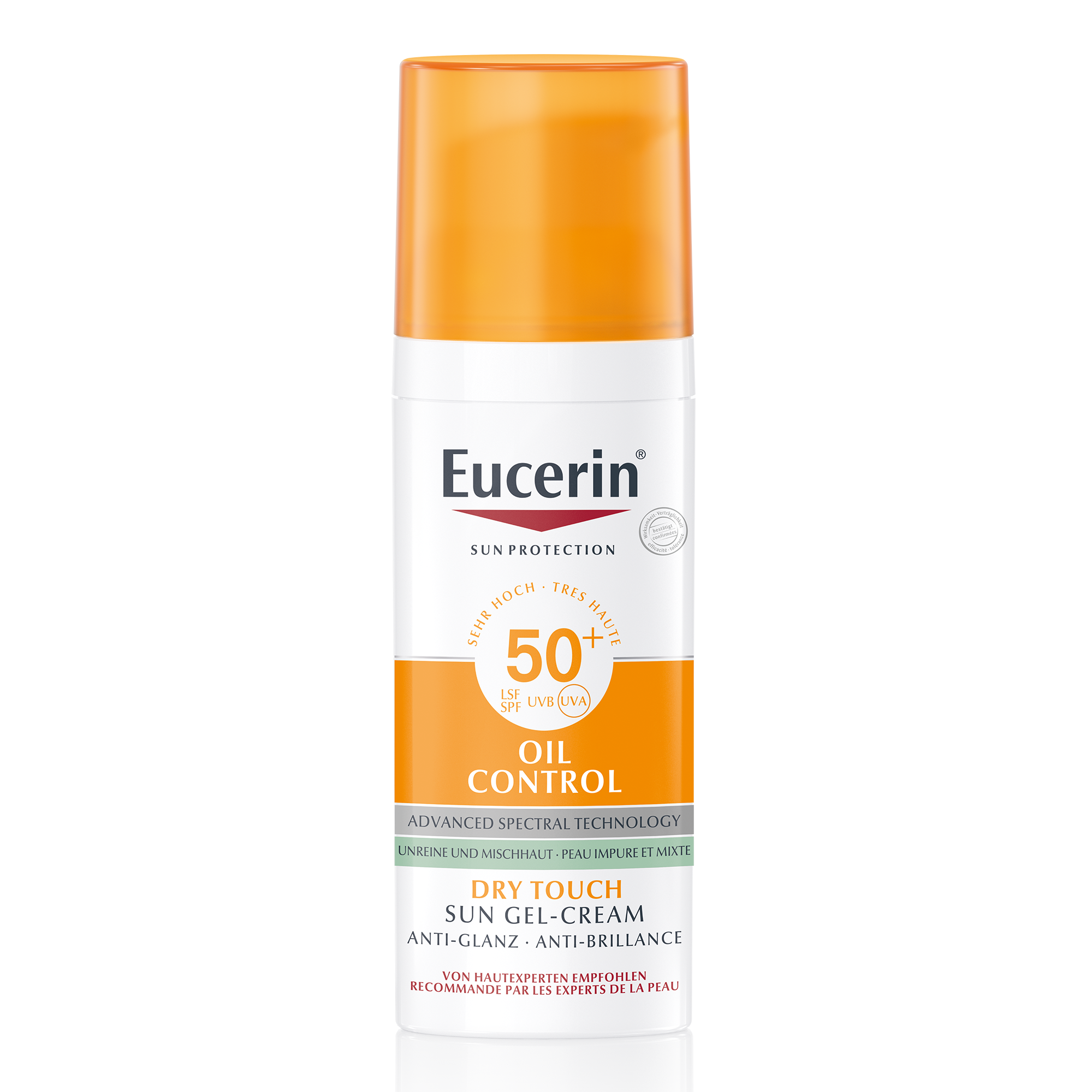 EUCERIN SUN Face Oil Control Gel-Creme Gel Creme LSF50  50 ml