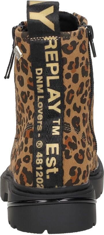 REPLAY Joplin 16D veterboots cognac zwart