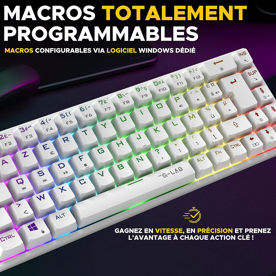 The G-Lab Keyz Titanium - Blanc