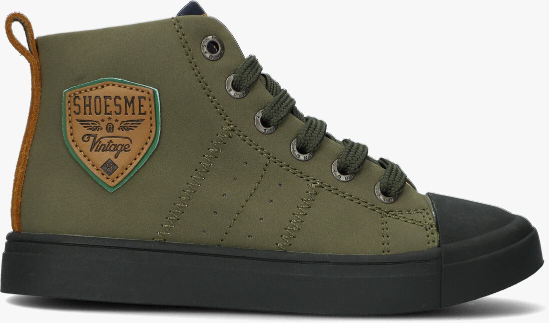 SHOESME groene shoesme hoge sneaker sh22w036