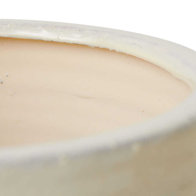 HKliving Stoneware Planter bloempot Ø36 Cream