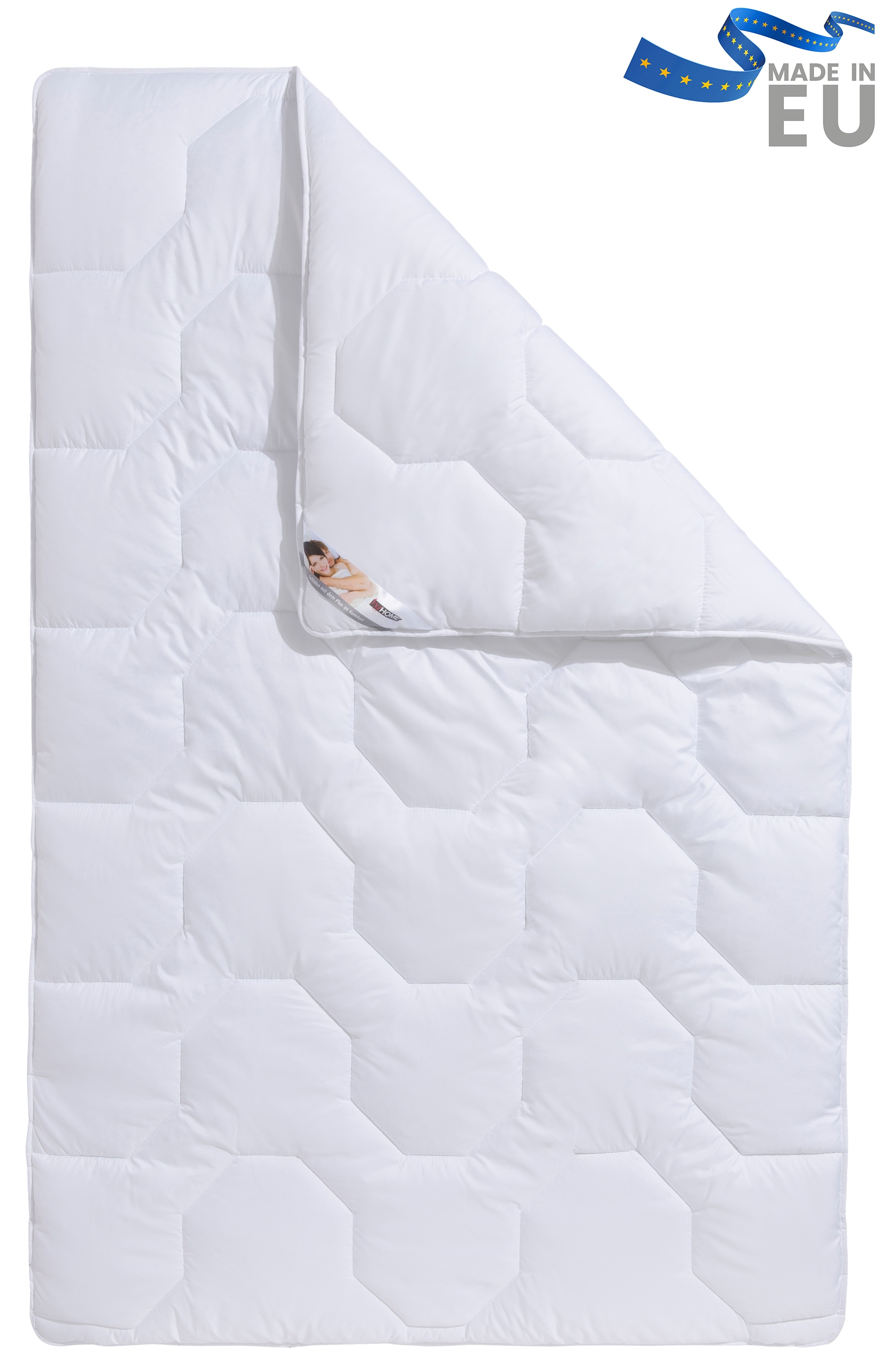 my home Microfaserbettdecke »Rike, Bettdecke 135x200 cm, 155x220 cm« warm Füllung Polyester Bezug Polyester 1 Stk. tlg. Bettdecken, Sommer, Winter, 4 Jahreszeiten, Decke kochfest bis 95°C