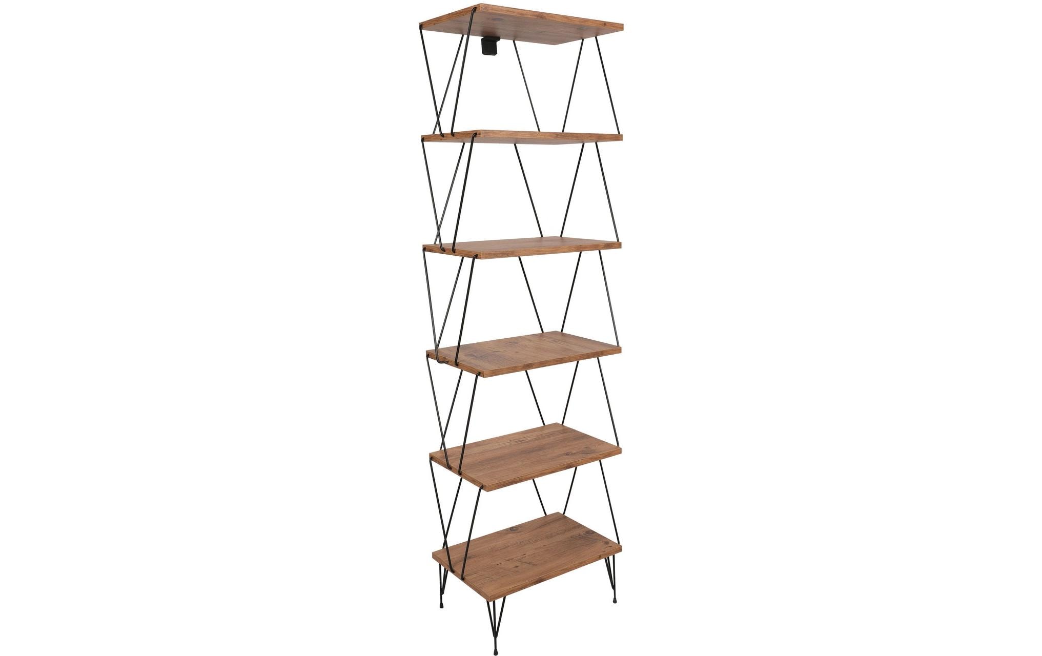 Regal Balaban 48 x 165 x 31 cm, BraunBücherregal