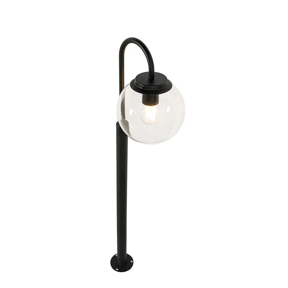 Qazqa staande buitenlampen sfera zwart e27